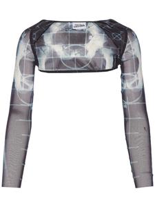 Укороченный топ от Jean Paul Gaultier, черный