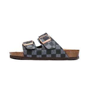 KYMOOU Тихие противоскользящие антибактериальные шлепанцы унисекс серо-голубые, цвет Gray Blue