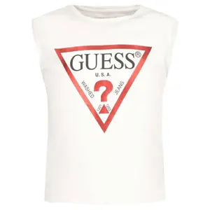 Укороченная футболка Guess, белый