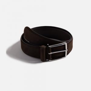 Ремень Anderson's Suede Semi Formal Belt, цвет Dark Brown