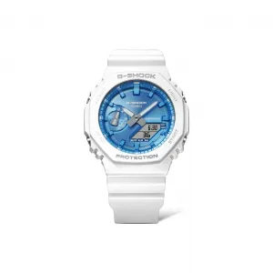 CASIO Часы Unisex Liquid Crystal/Analog Dual Display Series Blue Watch, GA-2100WS-7APR