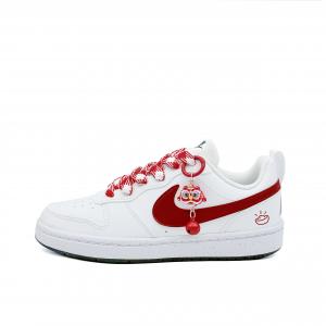 Nike Кроссовки для скейтбординга Court Borough Lion Welcomes Treasure из синтетической кожи, устойчивые к истиранию, низкие, черно-белые