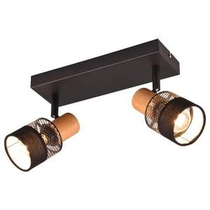 Потолочный светильник Trio Nandini, 39x17x9 см, черный матовый