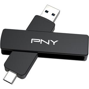 PNY 256GB DUO LINK V3 USB 3.2 Gen 2 Flash P-FDI256DULNK3TYC-GE