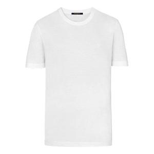 Футболка men's solid color round neck short sleeve white t-shirt Louis Vuitton, белый