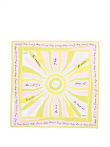 Платок "Восход" Lancel, желтый