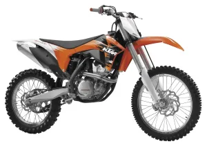 Модель мотоцикла KTM 350SX 2011 года в масштабе 1:12 New Ray Toys, оранжевый