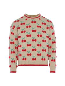 Пуловер myMo, цвет wollweiss kirschrot