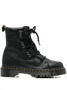 Кожаные сапоги Dr. Martens, черный