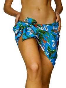 King Kameha Пляжное полотенце 'Cherryparrot' в цвете бирюза