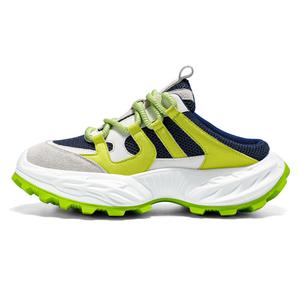 ORD Мужские противоскользящие тапочки с закрытым носком зелёные, цвет Green