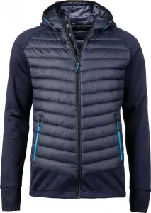 Вязаная флисовая куртка LPO "MIRK PEAK MEN", также доступна в больших размерах, цвет морской волны