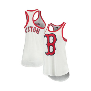 Женская белая майка Boston Red Sox Tater Racerback G-III 4Her by Carl Banks, белый