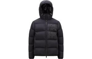 Moncler Grenoble Утепленная куртка с принтом логотипа, Black