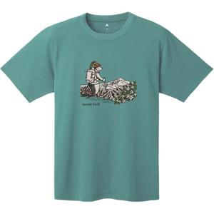 Футболка Unisex быстросохнущая MONTBELL, зеленый