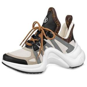 Кроссовки lv archlight sneakers 'tan grey' Louis Vuitton, бежевый