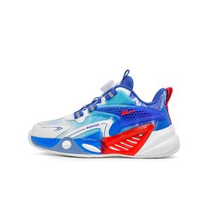 Низкие детские кроссовки для бега WARRIOR, синий/белый