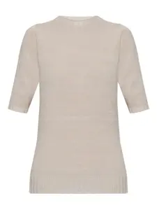Джемпер с короткими рукавами Fabiana Filippi, нейтральный