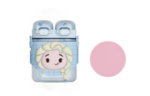 Стильная женская летняя двойная пластиковая кружка 570мл Disney, Princess Elsa + Coaster