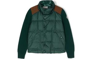 Детская пуховая куртка Moncler, зеленый