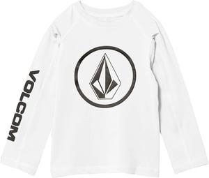Плавки Volcom Kids Lido Solid Long Sleeve Rashguard, белый