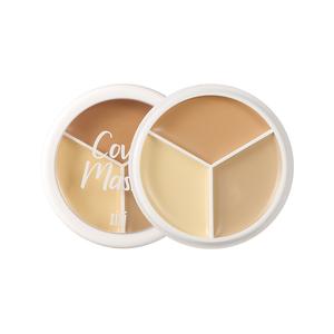 Очищающий тональный крем стойкий макияж три оттенка маскирующий крем натуральное покрытие 4,5г*3 XIXI