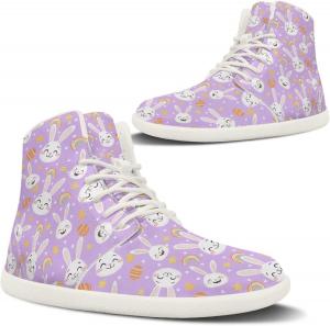 Pugasmiru Женская мода: высокие кроссовки на шнуровке, стильные спортивные и повседневные (белая подошва)