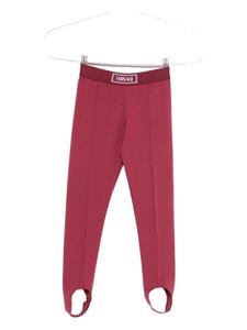 Брюки Versace Kids со штрипками, красный