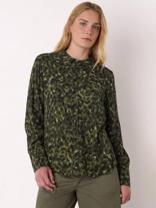 Футболка с абстрактным анималистичным принтом из вискозы LENZING ECOVERO Whistles, Green/Multi