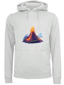 Толстовка F4NT4STIC Vulkanausbruch, серый