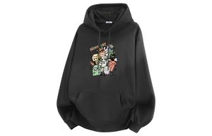 Хуэйчао Коллекция "Оседлать Ветер" Свитшот Унисекс WARRIOR, темно-серый (fleece-lined)