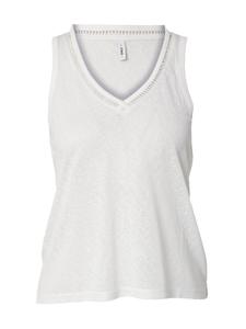 Вязаный топ ONLY ONLPenny, белый
