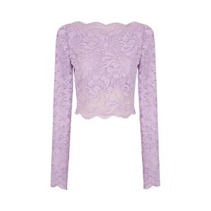 Топ Rabanne Lace Crop Top, French Lavander