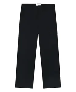 Стильные черные брюки чинос Olaf Hussein, черный