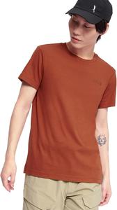 Мужская футболка AIGLE, быстросохнущая, с защитой от УФ-излучения, вышитым логотипом, с коротким рукавом, коричневый