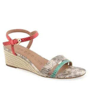 Женские босоножки на танкетке Witt Aerosoles, цвет mint coral snake