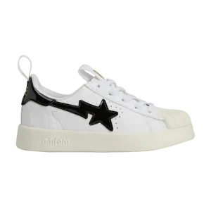 Кроссовки BAPE x Superstar 360 K 'White Black', белый