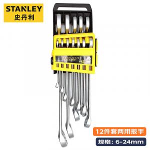 STANLEY Набор из 12 предметов, набор двойных ключей серии B, набор рожковых ключей Torx, 6–24 мм STMT78097-8-23