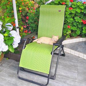 Purple Leaf Складное кресло для отдыха из бамбука и ротанга, цвет bamboo green