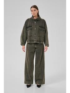 My Essential Wardrobe Джинсовая куртка оверсайз TessaMW средне-серого цвета с эффектом потертости