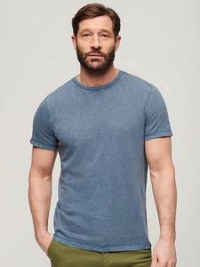 Футболка с круглым вырезом и короткими рукавами slub Superdry, цвет Dry Slate Blue