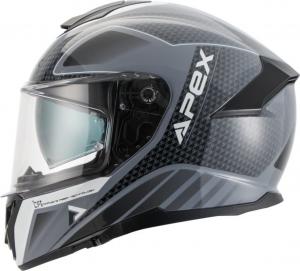 Шлем APEX ft300 new york, Black/Gray
