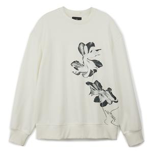 Графический свитшот y 3 Y-3, белый