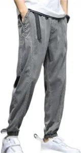 Мужские джинсы Stretch Soft Lycra тонкие свободные дизайн Elasticated Korean Casual Large Size SIDUFHAOPKLL