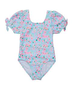 Костюм для серфинга с рукавами-фонариками и цепочкой для девочек - для малышей Snapper Rock, синий