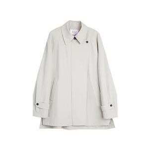 ELLE Тренч для женщин Light Gray Lapel Moderate