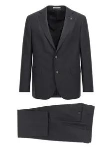 Однобортный костюм из шерсти Pal Zileri, серый