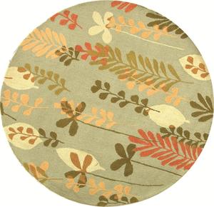 Ковер SAFAVIEH, 244 x 244 см, Беркли Коллекшн лайт блю / грин BK367A ручной работы премиум шерстяной ковер