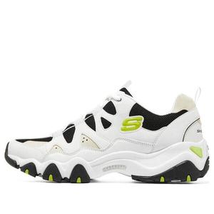 Кроссовки d'lites 2.0 'white black green' Skechers, белый