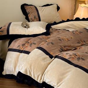 LUOLAI HOME Комплект постельного белья 4 предмета, пододеяльник 220x240 см